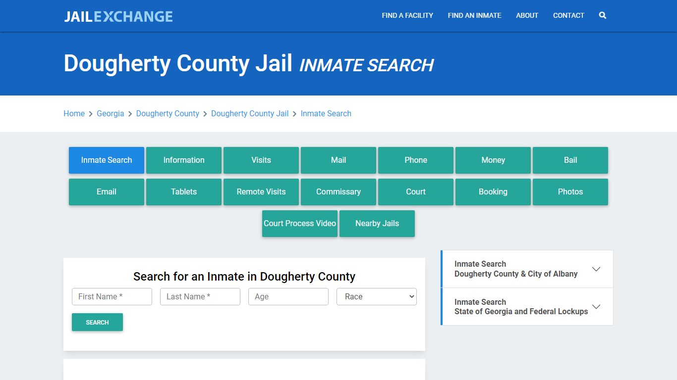 Dougherty County Jail, GA Inmate Search: Roster & Mugshots