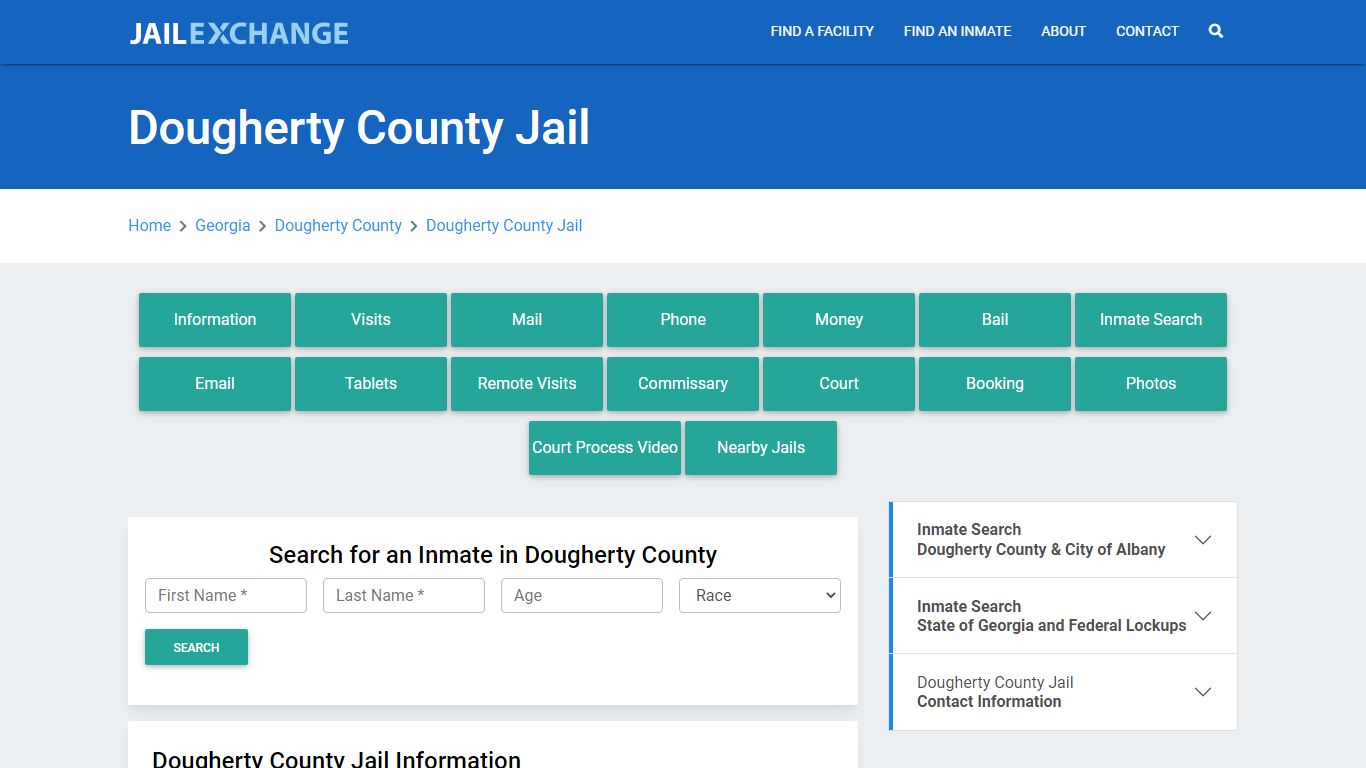 Dougherty County Jail Roster Lookup, GA, Inmate Search