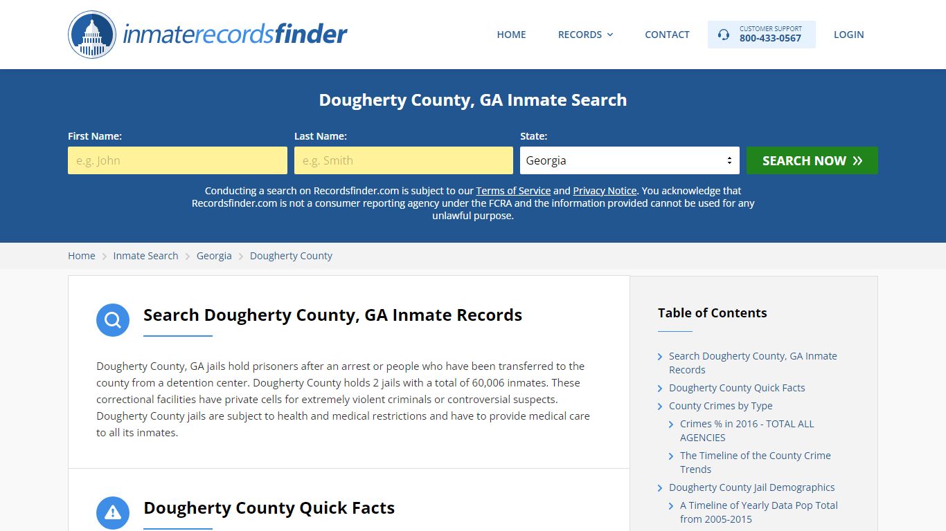 Dougherty County, GA Inmate Lookup & Jail Records Online